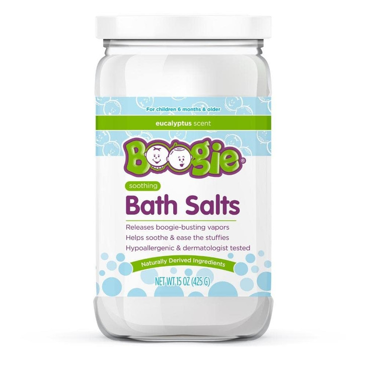 Boogie Kids Bath Salts Calming Bath Salts Naturally Derived Made with Natural Essential Oils Eucalyptus 15 oz Pack of 1