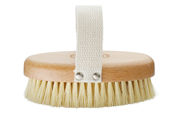 Gute Professional Dry Skin Body Brush Dry Brush with CactusVegetable Bristles FirmExtra Firm Bristles