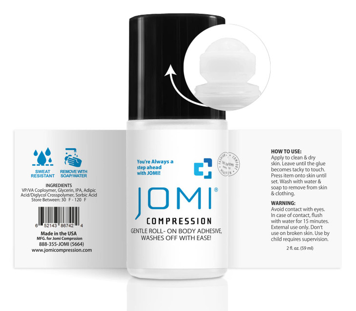 Premium Roll On Body Glue for Skin 1 Pack of Liquid Fashion Tape Butt Glue for Dancers 2oz Body Glue for Clothes Fashion