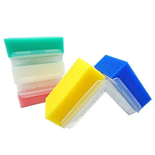 MUNKCARE OT Sensory Brush Sensory Processing Disorder Autism Therapy Brush Sponge Brushes 5 Colors Box of 5