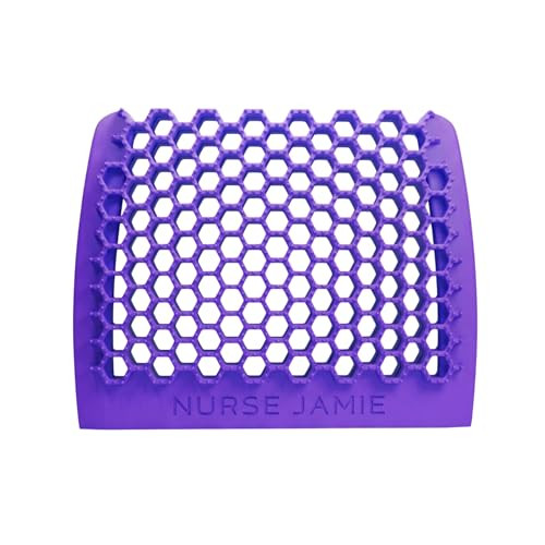 Nurse Jamie Exfoliband Silicone Loofah Purple DualTexture Exfoliating Cleansing Tool for Smooth Refreshed Skin