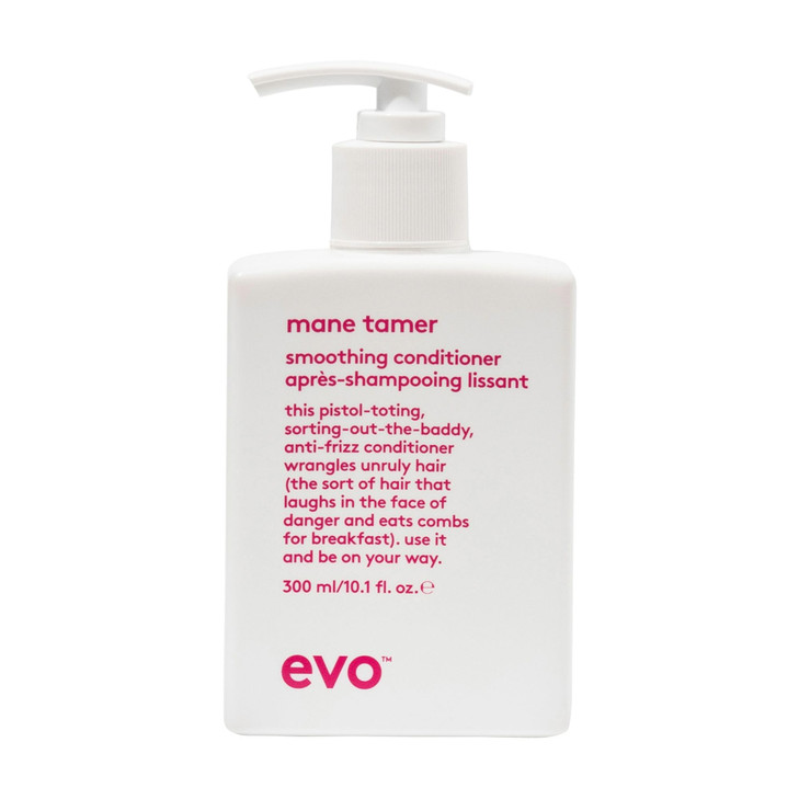 EVO Mane Tamer Smoothing Conditioner for Frizzy ColorTreated Hair AntiFrizz Color Protection Humidity Control 101 fl oz