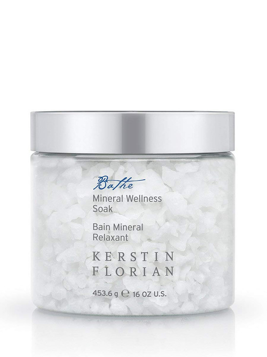 Kerstin Florian Mineral Wellness Soak with Magnesium Concentrated Bath and Shower Salts to Sooth Relieve Tired Muscles N