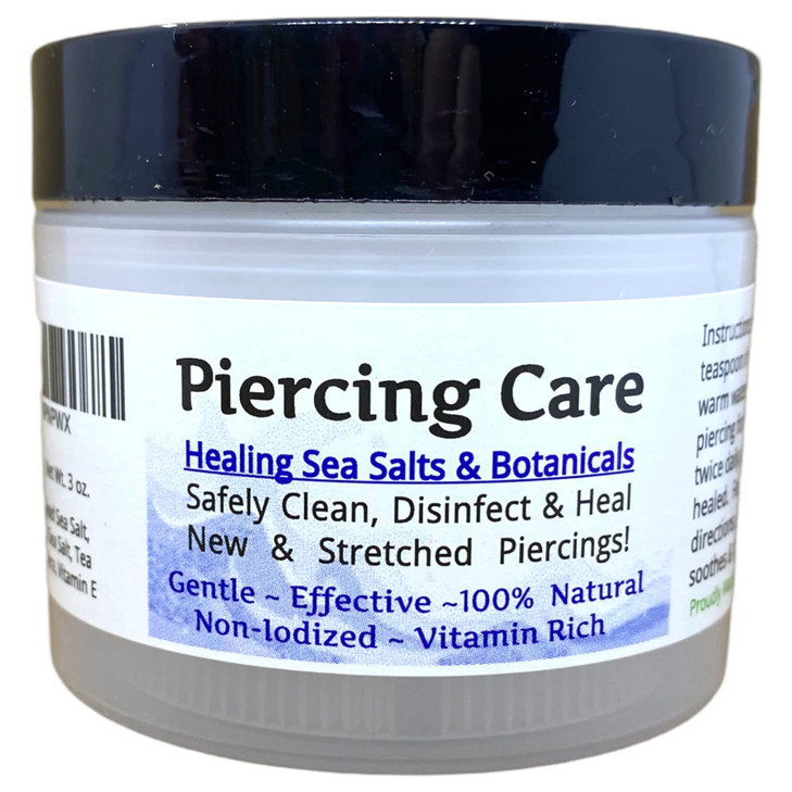 Urban ReLeaf Piercing Care Healing Sea Salt Botanical Aftercare Safely Clean Heal New Stretched Piercings 1 3 Ounce