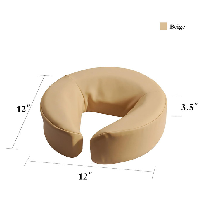 Master Massage Universal Face CushionFace Pillow for Massage TableCream Beige