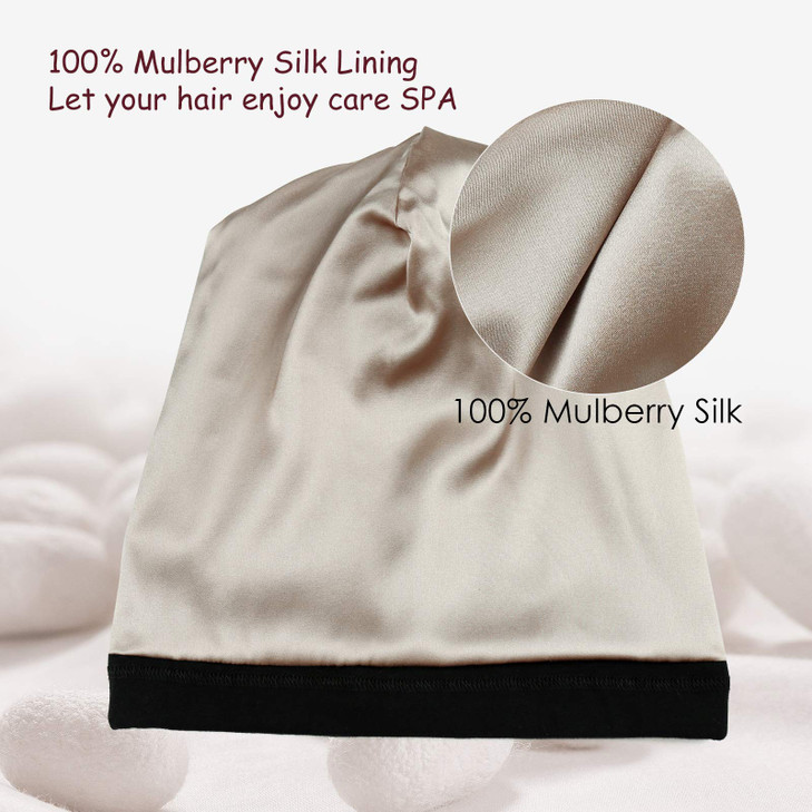Silk Hair Wrap for Sleeping Women Dreadlocks Locs Long Braids 100 Mulberry Jumbo