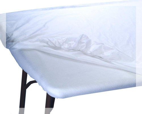 APPEARUS Disposable Water Resistant Fitted Massage Table Sheet Bed Covers 76x36x6 10 Count