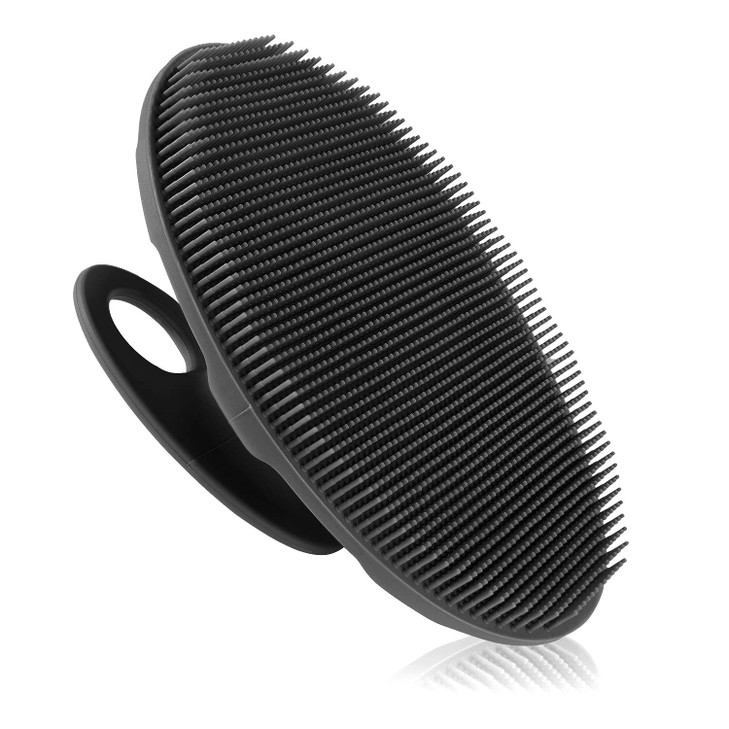 INNERNEED Soft Silicone Body Scrubber Handheld Shower Cleansing Brush Gentle Exfoliating and Massage for All Kinds of Sk
