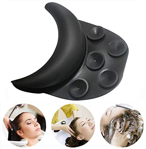 WUWEOT Salon Gel Neck Rest Cushion Nonslip Silicone Shampoo Bowl Neck Pillow Hair Washing Sink Basin Tool for Salon and