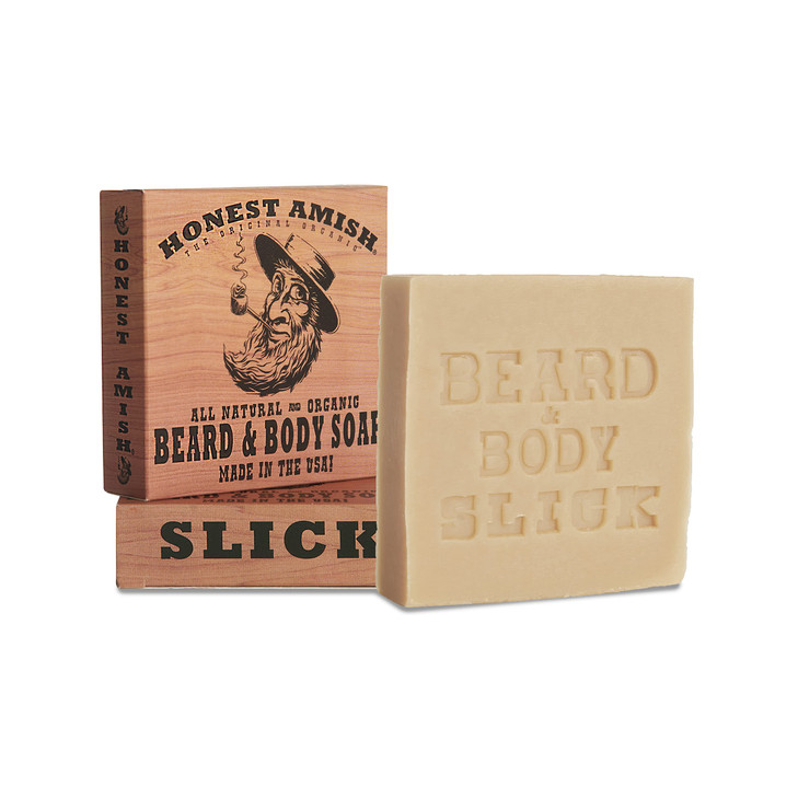 Honest Amish Beard Body Soap Slick