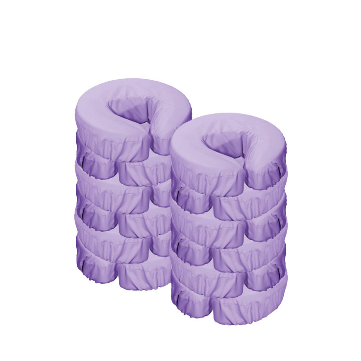 Master Massage Microfiber Massage Table Face Cushion Cover 12piece Set Purple 12count