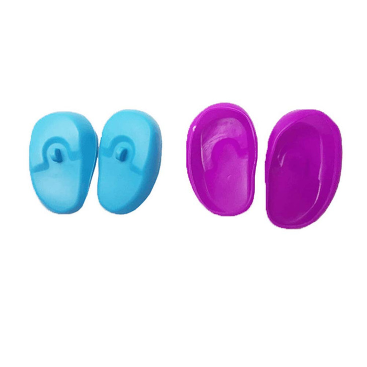 3 Pairs Waterproof Silicone Ear Covers Hairdressing Dye Coloring Ear Cover Earmuff Protectors Ear Cap Salon Hair Styling