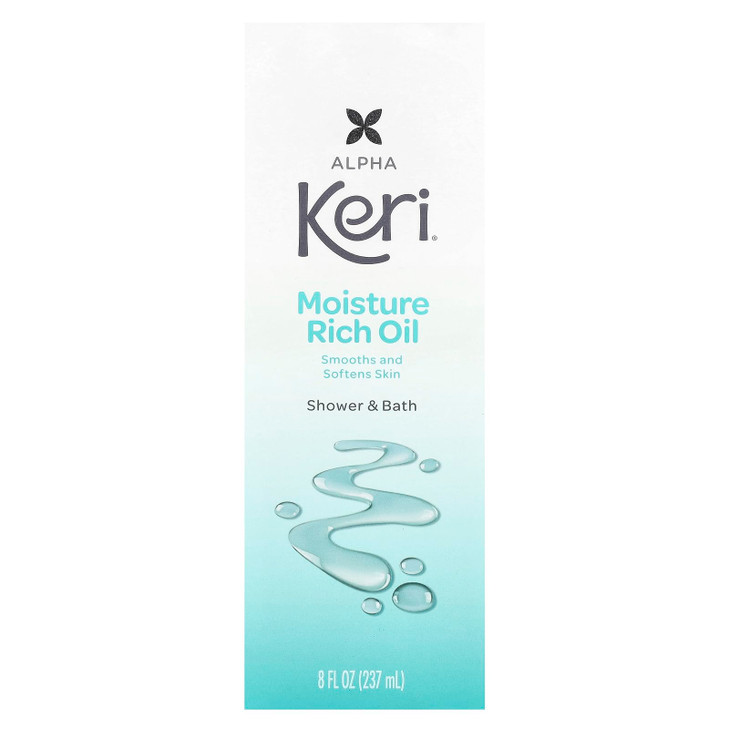 Keri Moisture Rich Shower Bath Oil Clear 8 Ounce