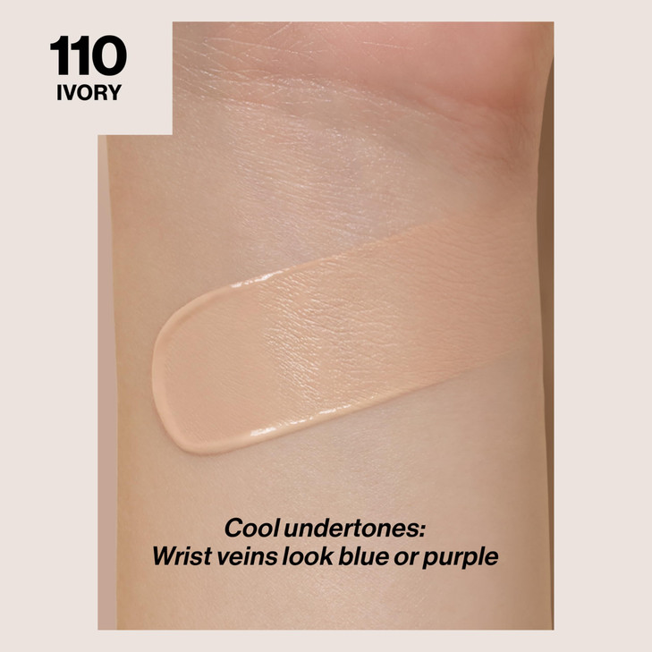 Revlon Liquid Foundation, ColorStay Face Makeup for Combination & Oily Skin, SPF 15, Medium-Full Coverage with Matte Finish, 110 Ivory, 1 Fl Oz online at globaldelivered