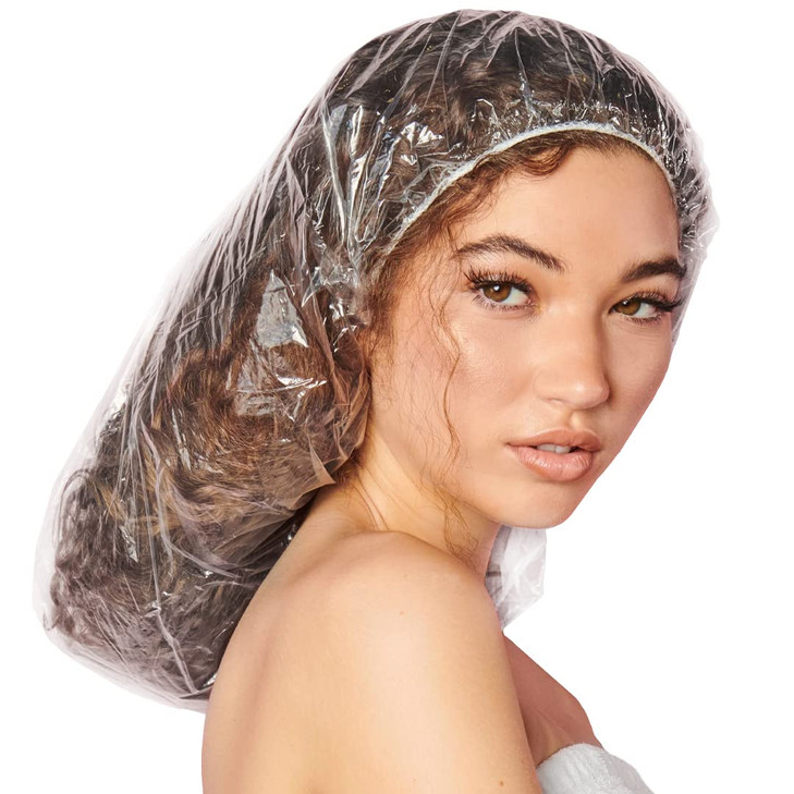 ADAMA Disposable Shower Conditioning Processing Caps XXLarge Size for Processing Conditioning Showering Voluminous Hair