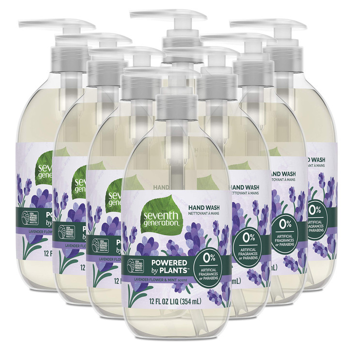 Seventh Generation Hand Soap Lavender Flower Mint 12 oz 8 Pack Packaging May Vary
