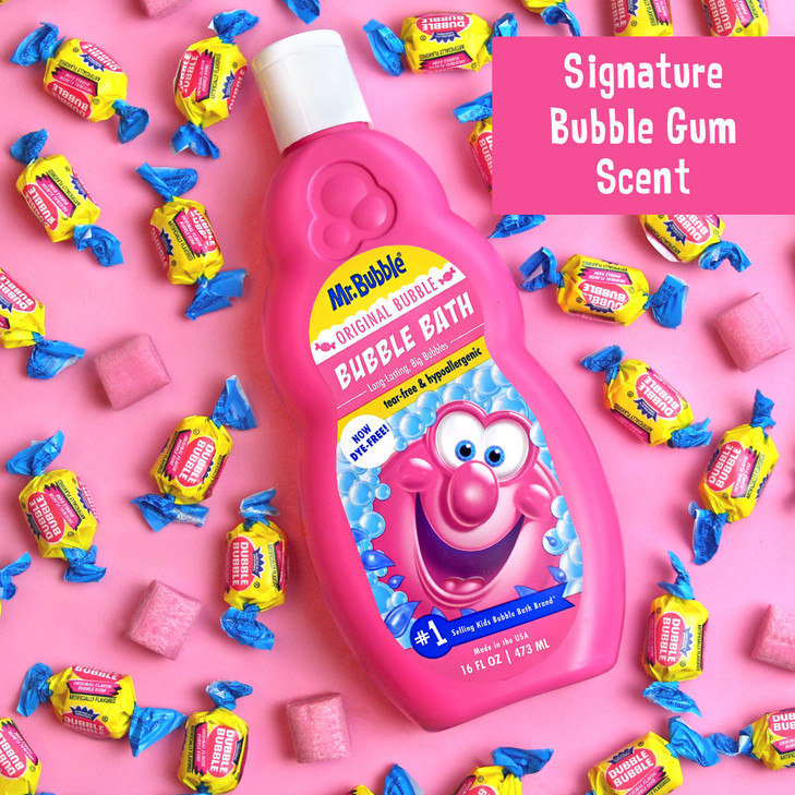 Mr Bubble Original Bubble Bath Great for Your Baby Kids and Adults Hypoallergenic Tear Free Bubble Bath Solution 2 Bottl