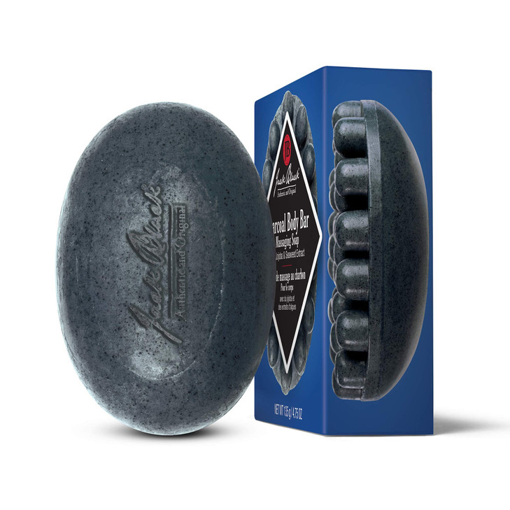 Jack Black Charcoal Body Bar Massaging Soap 475 oz