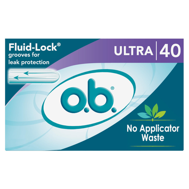 ob Tampons No Applicator FragranceFree 40ct ApplicatorFree Tampons Ultra Feminine Care ob Tampon Ultra Period Products