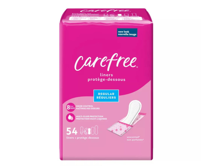 Carefree ActiFresh Regular 54 Ct Unscented 2pk