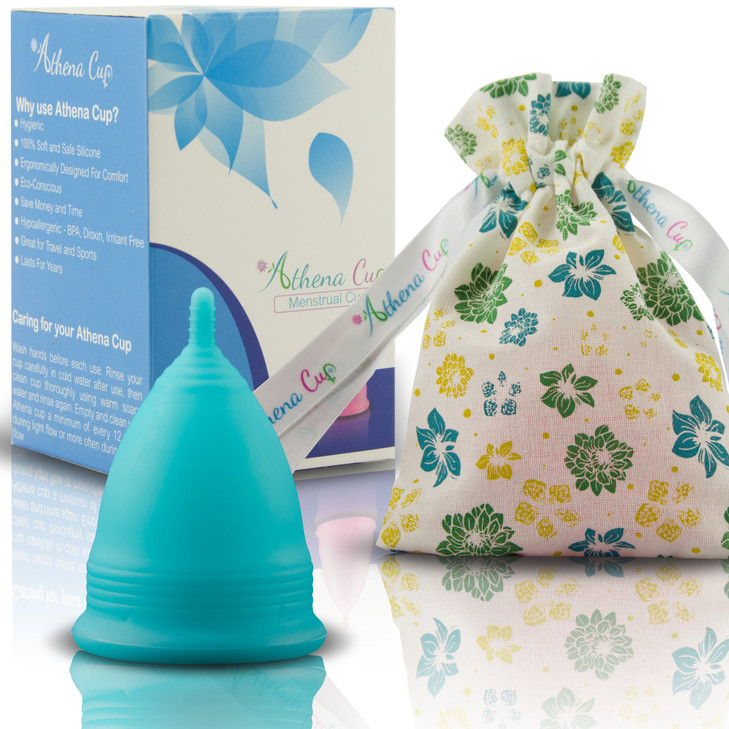 Athena Menstrual Cups Larger Size The Original Softer Reusable Period Cups for Women for Regular to Heavy Flow No Shift
