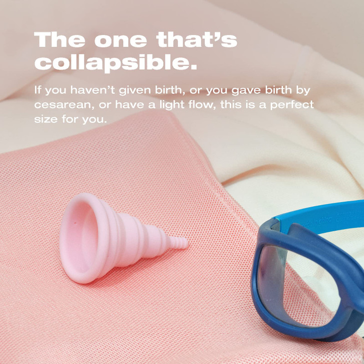 Intimina Lily Cup Compact Small Menstrual Cup with Flatfold Compact Design Disposable Menstrual Cups Period Cup Reusable