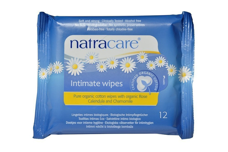NATRACARE WipesIntimateCotton 12 CT Pack of 6
