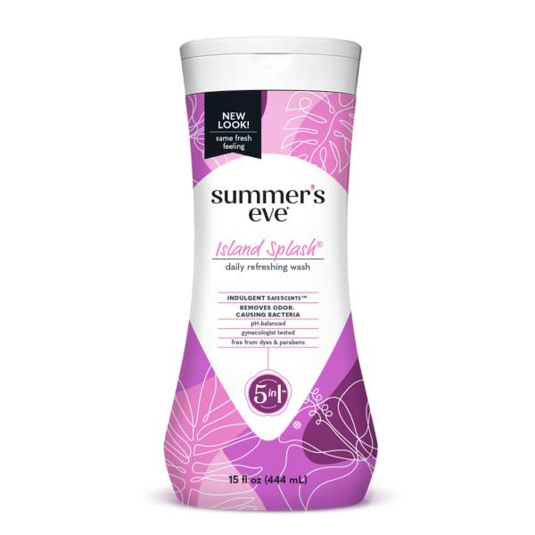 Summers Eve Island Splash Cleansing Wash For Sensitive Skin 15 fl oz Pack of 4