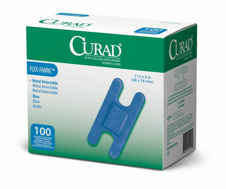 Curad Knuckle, Woven Blue Detectable Bandage, 100-Count online at globaldelivered