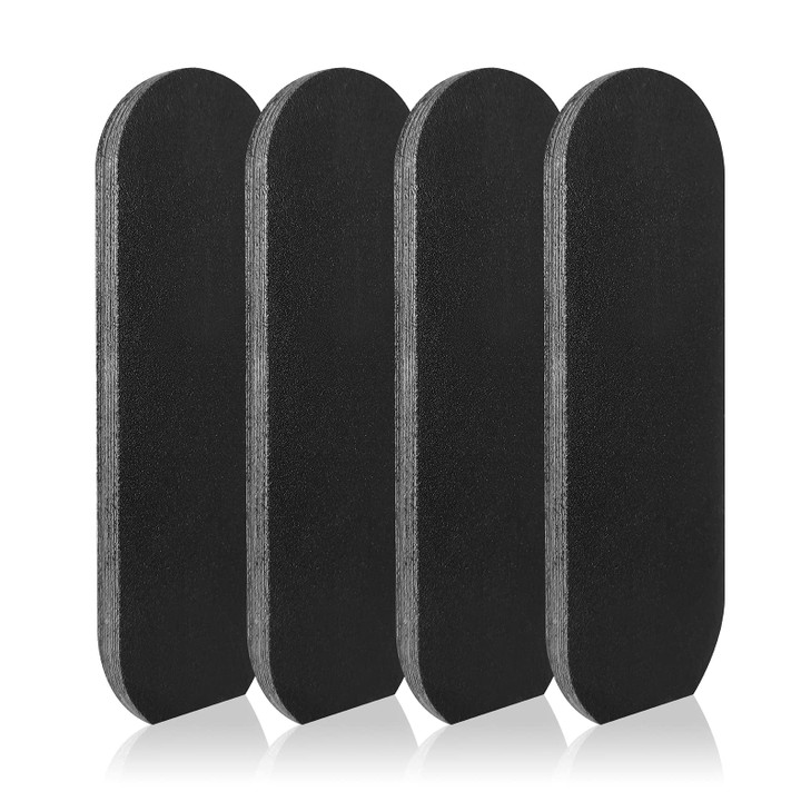 EagleKing Stainless Steel Foot File Refills 40 Pieces Replacement Pads Foot Rasp Pad with Removable Glue Size 52 L x 17