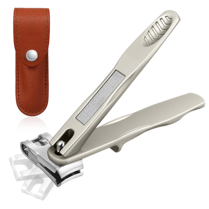 Nail Clippers for Seniors 360 Degree Rotary Fingernail and Toenail Clippers with Long Handle Ultra Sharp Sturdy Stainles