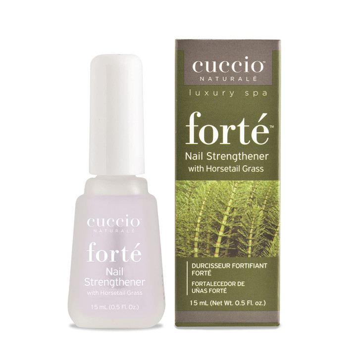 Cuccio Naturale Forte Nail Strengthener Treatment With Horsetail Grass Protects Against Cracking Splitting And Breakage
