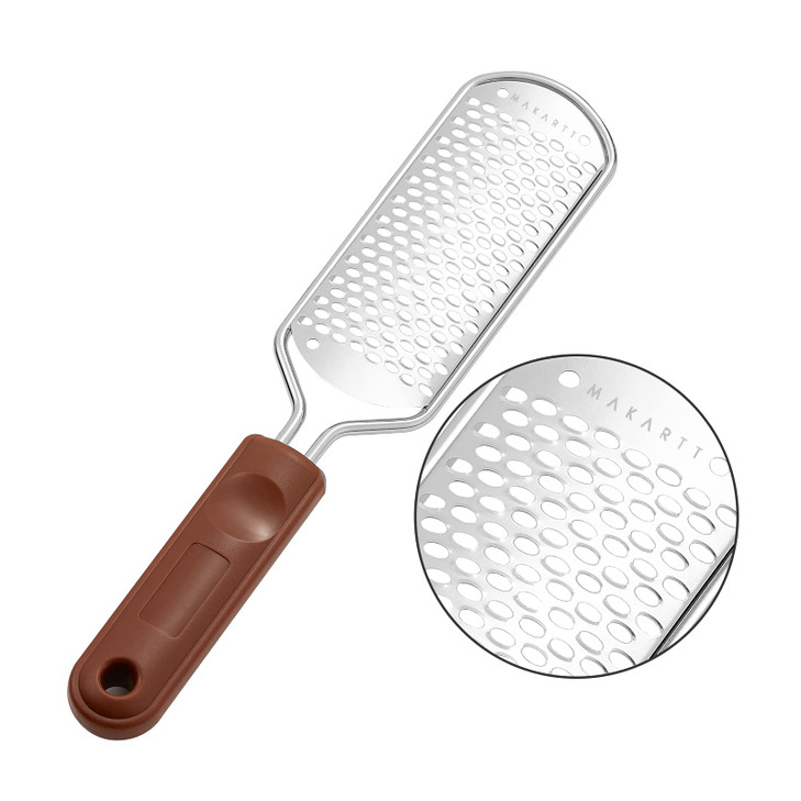Makartt Foot File Colossal Foot Scrubber Metal Foot Spa Pedicure Tools Callus Remover for Feet Dead Skin Care Removers S