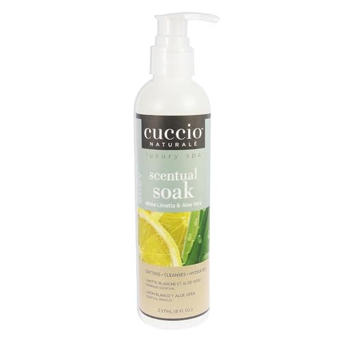 Cuccio Naturale Scentual Soak Creamy Liquid Wash For ManiPedi No Parabens Soften Cleanse Hydrate Skin AntiAging Solution