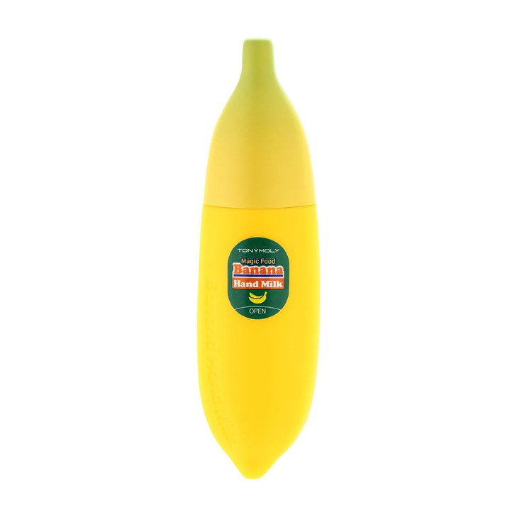 TONYMOLY Banana Hand Cream Nourishing Hydrating Hand Lotion with Banana Extract Milk Protein Shea Butter Moisturizing Cr