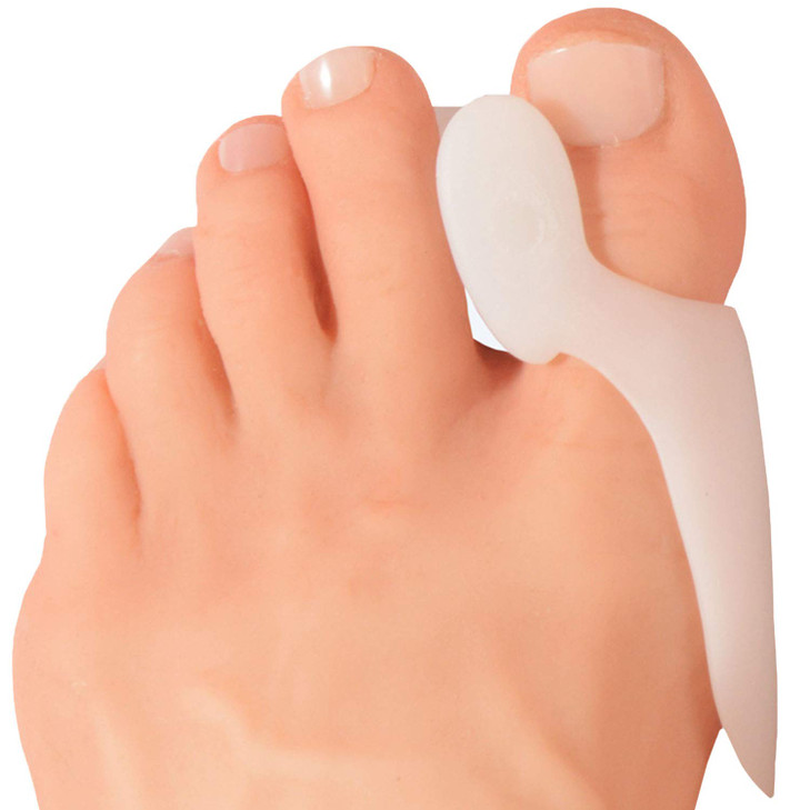 Dr Fredericks Original Bunion Pads Toe Separators 4 ct Temporary Bunion Corrector Soft Gel Cushion for Shoes Fast Pain R
