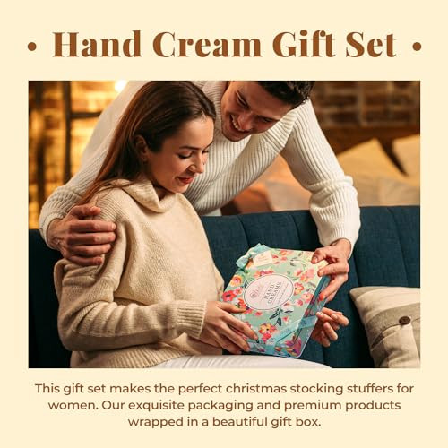 BODY EARTH Hand Cream for Women Hand Lotion Gift Set for Mothers Day for Mom Gift Hand Lotion Set for Women 6 Pcs Travel