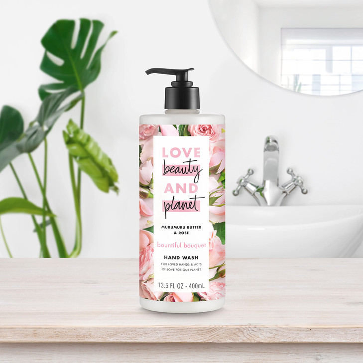 Love Beauty And Planet Bountiful Bouquet Hand Wash Murumuru Butter Rose 135 Ounce