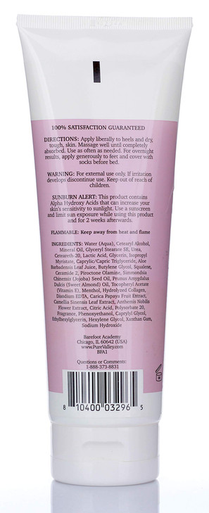 Barefoot Academy Heavy Duty Foot Care Scrub Moisturizer Cream For Calluses Dead Skin Tough Heels Cracked Heels Rough Spo
