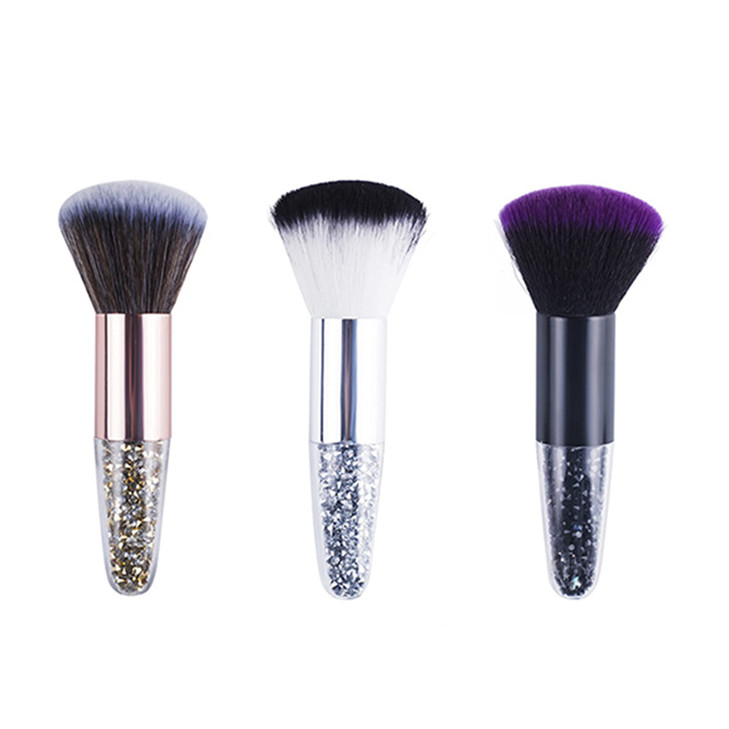 Beautifultracy 3 Pieces Nail Brushes Remove Dust Powder for Acrylic Nails Makeup Brushes Manicure Brush Clean Up Tools N