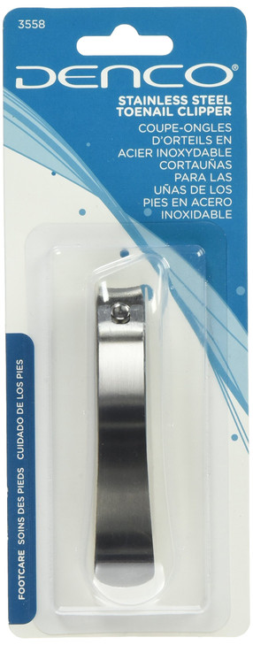 Denco Stainless Steel Toenail Clipper Silver 3558N