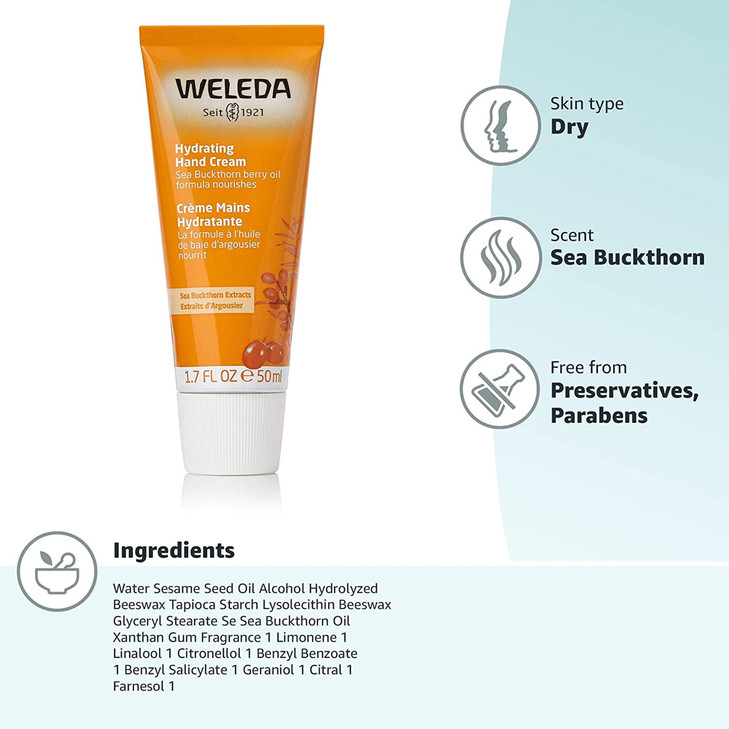 Weleda Sea Buckthorn Hand Cream 17 Ounce