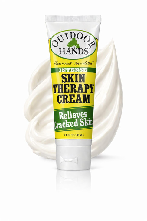 Outdoor Hands Intense Skin Therapy Cream for Dry Cracked Chapped Skin Pharmacist Formulated with Organic Oils Botanical