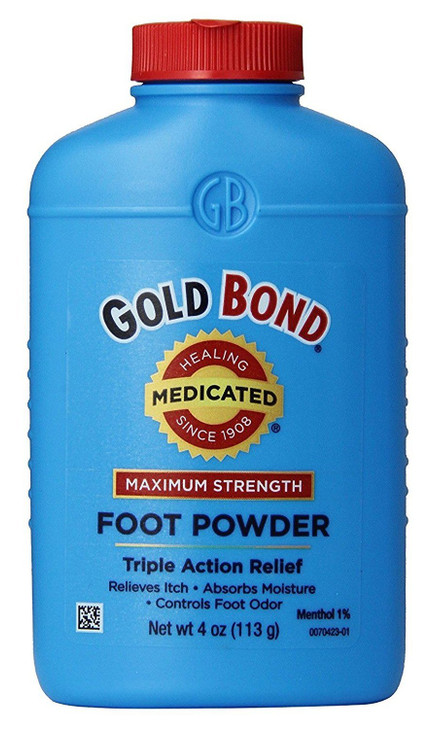 Gold Bond Foot Powder Medicated 4 Ounce 118ml 2 Pack