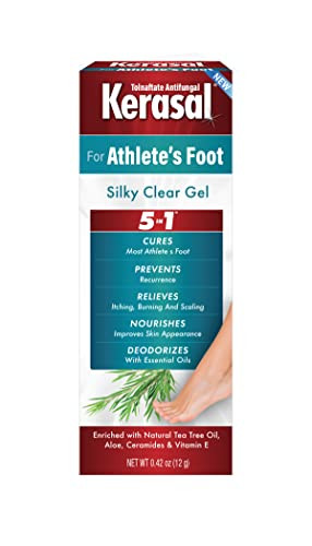 Kerasal 5in1 Athletes Foot Silky Clear Gel 042 oz