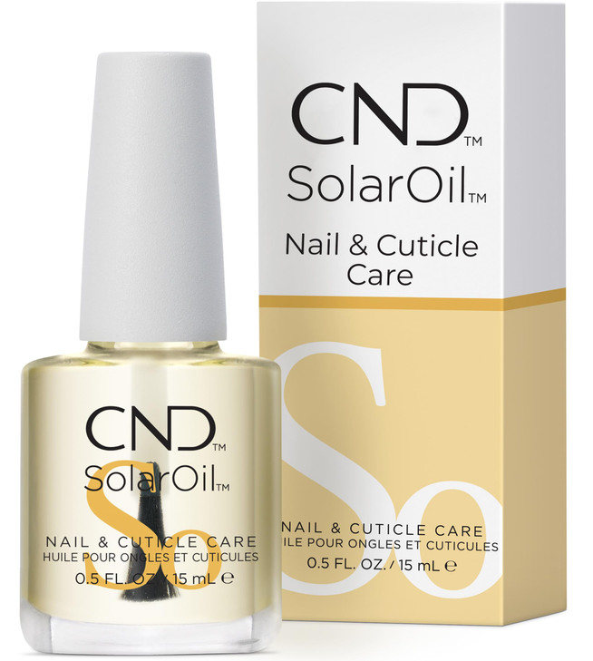 CND SolarOil Cuticle Oil Natural Blend Of Jojoba Vitamin E Rice Bran and Sweet Almond Oils Moisturizes and Conditions Sk