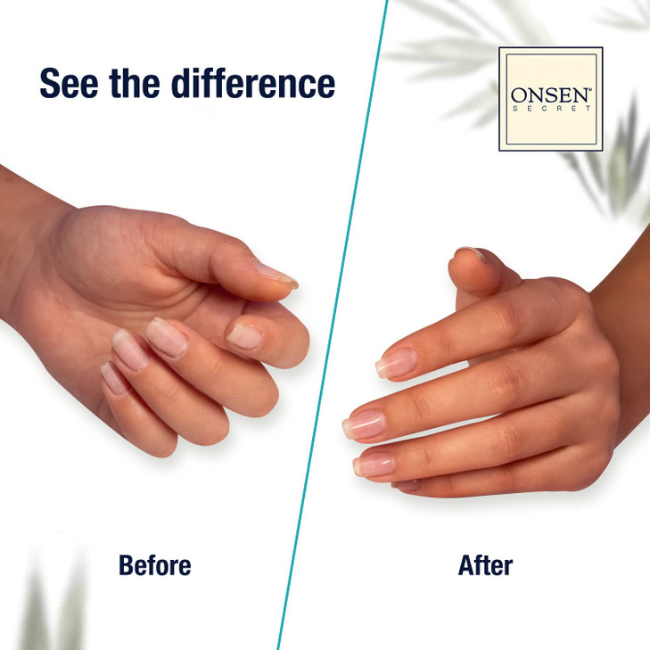 Onsen Secret Professional Nail Buffer Block 4Way Buffing for Natural Shine Healthy Natural Nails Includes 2 Extra Shine