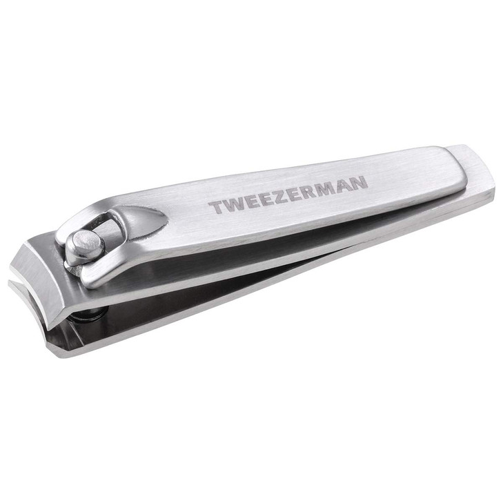 Tweezerman 8887 Stainless Steel Finger Nail Clipper Curved Blade Edge