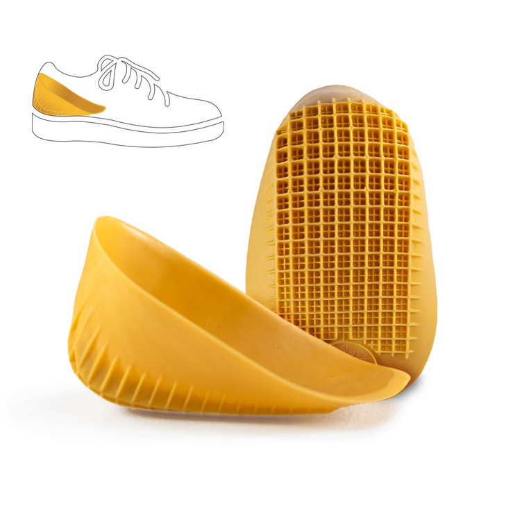 Tulis Classic Heel Cups Yellow For Heel Pain Plantar Fasciitis Regular Under 175lbs