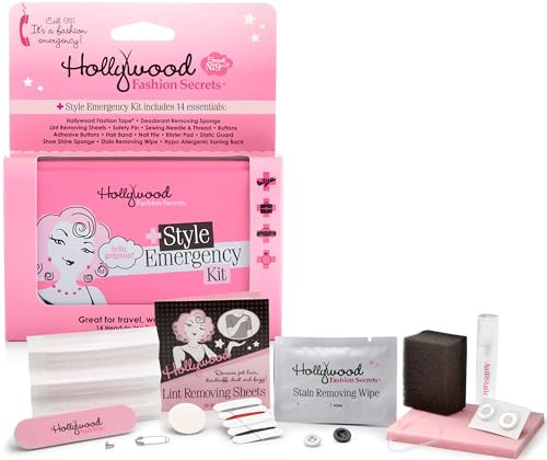 Hollywood Fashion Secrets Style Emergency Kit Your Compact OnTheGo Wardrobe Savior 14 Piece Set